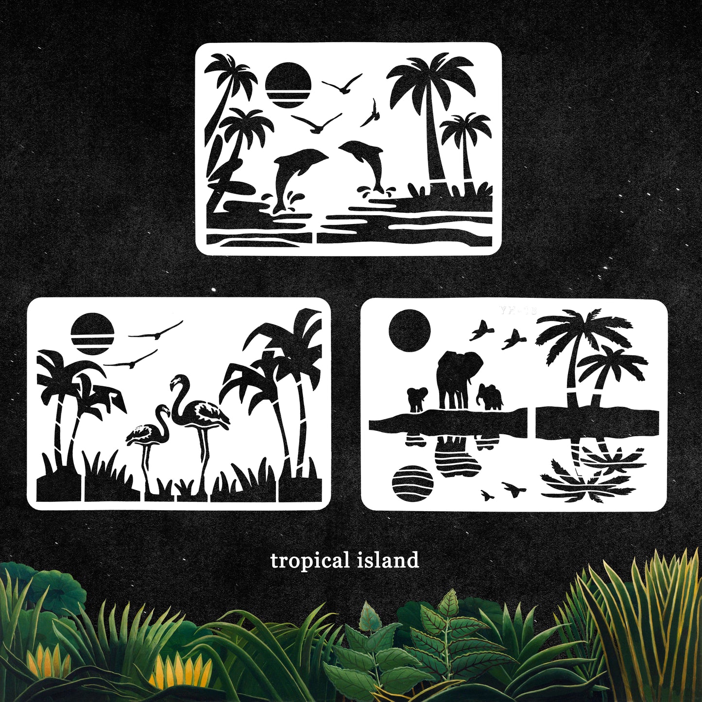 scenic silhouette painting kit