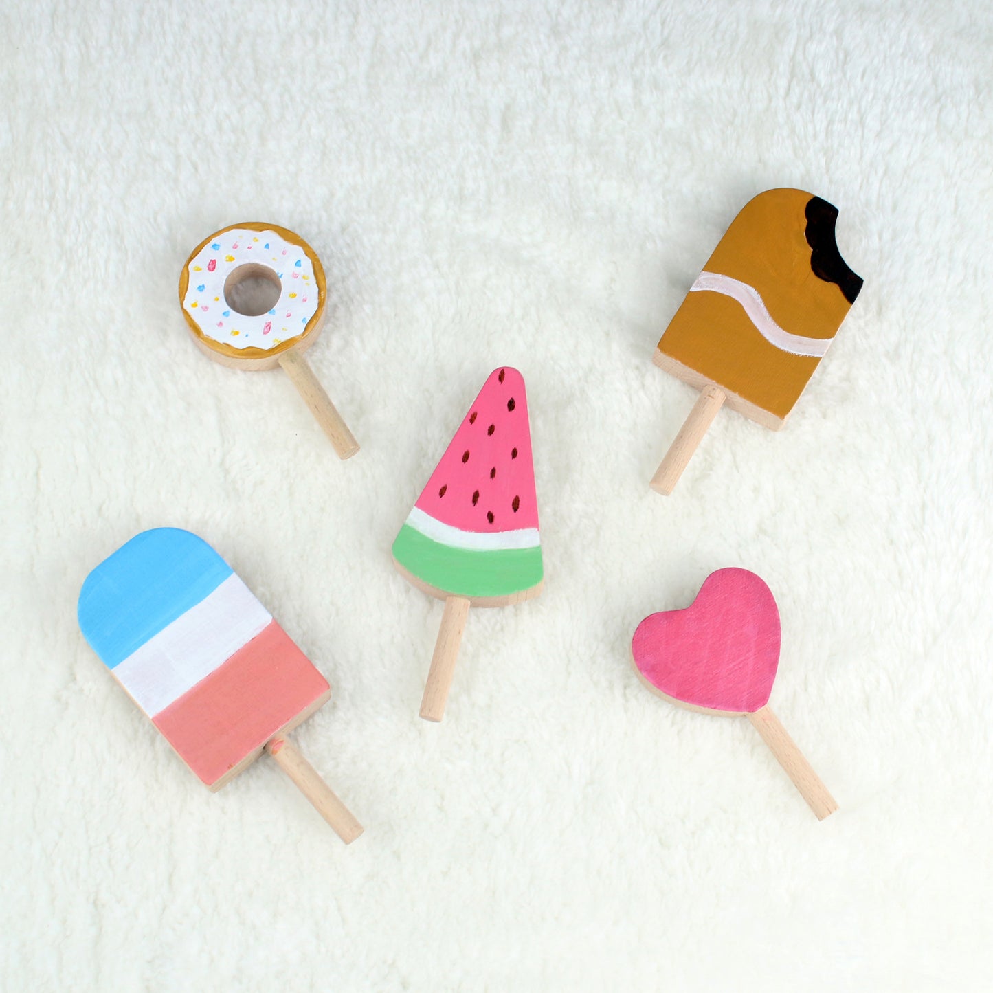 ice cream popsicle paint set