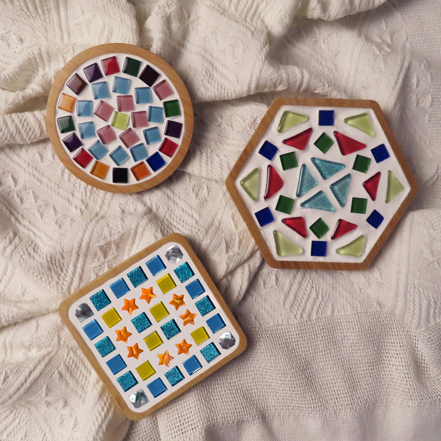 mosaic fun coasters re create