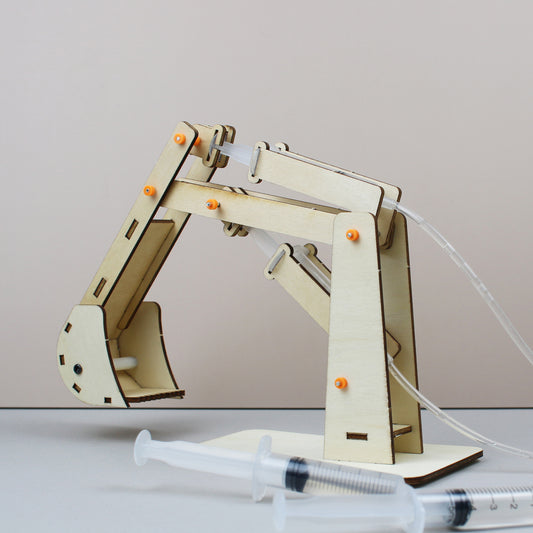 STEM activity - Hydraulic crane
