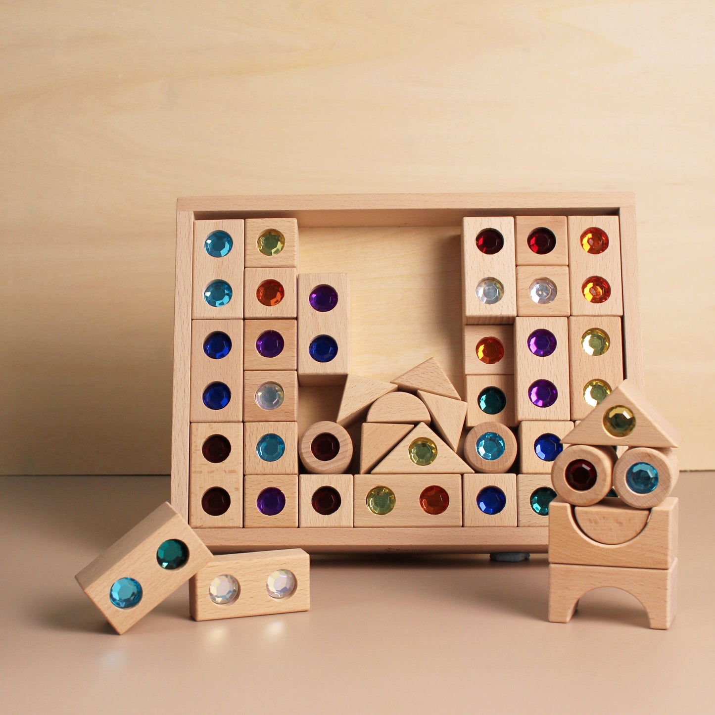 mini twinkle gem building blocks - 50 pieces