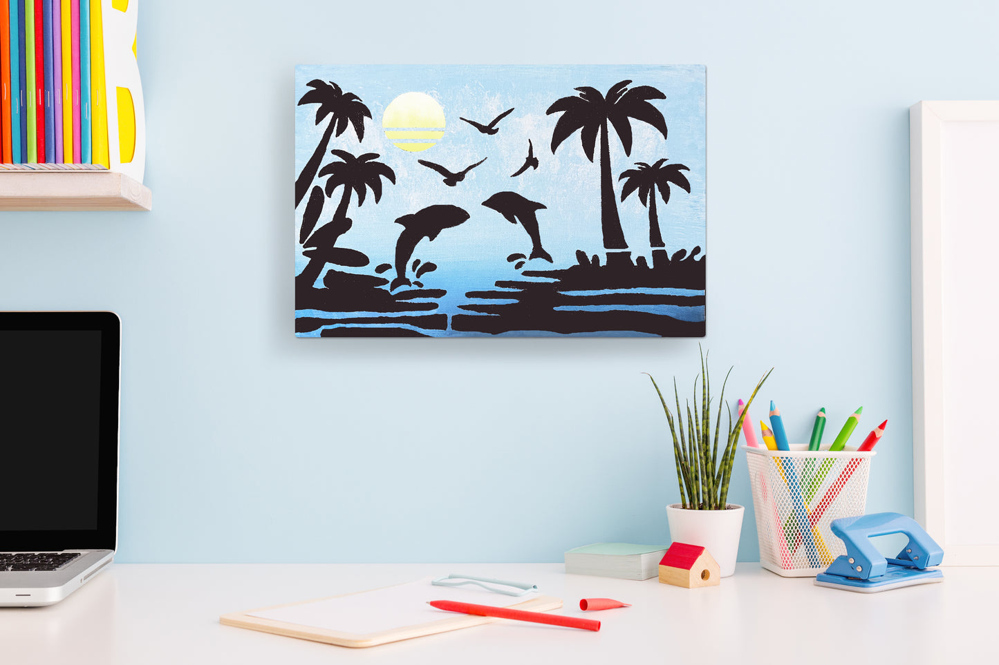 scenic silhouette painting kit
